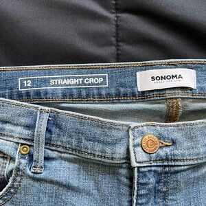 Sonoma Women's Light Blue Ankle Jeans